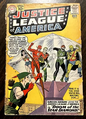 Buy Justice League Of America #4 (DC Comics 1961) Green Arrow Joins JLA - See Pics! • 15.79£