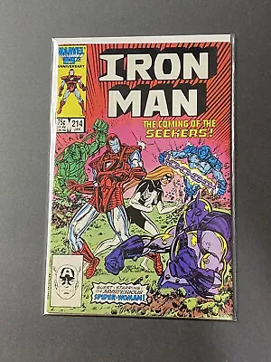 Buy Marvel Comics Copper Age First Series Iron Man #214 • 15.82£