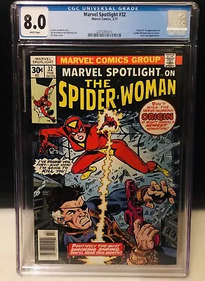 Buy Marvel Spotlight #32 Comic Marvel Comics 1st App Spider-Woman CGC 8.0 • 139.99£