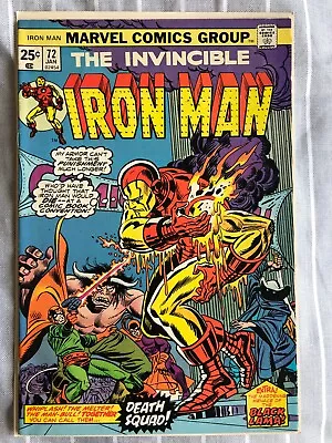 Buy Iron Man 72 (1975) Whiplash, Melter, Man Bull App, Cents • 9.99£