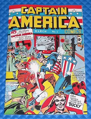 Buy Captain America Comics #1 Facsimile Cover Marvel TB Reprint Interior 1st App • 55.19£