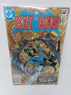 Buy Batman #361, July 1983, VF+ Man-Bat. Debut Of Harvey Bullock Newsstand  • 24.02£