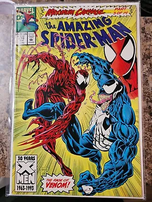 Buy Amazing Spider-Man #378 (1993) Venom, Carnage, Cloak, Shriek, Doppelganger App • 10.29£