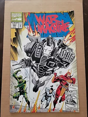 Buy Iron Man #283 NM+ 3rd App Of Tony Stark As War Machine Armor Wars TV MCU 1992 • 16.78£