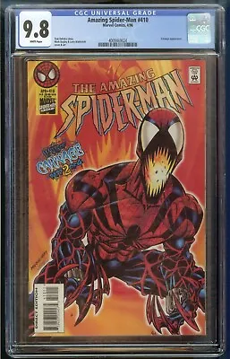 Buy Amazing Spider-Man #410 CGC 9.8 Carnage Appearance  • 134.56£