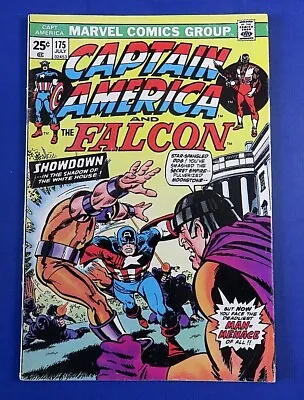 Buy Captain America And The Falcon #175 COMIC BOOK ~ Marvel 1974 ~ VG/FN • 6.27£