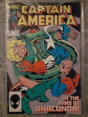 Buy Captain America #310 Direct Market Edition,1985 Marvel Comics, Vg Condition. • 15£