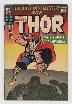 Buy Thor Journey Into Mystery #125 GD/VG 3.0 1966 • 23.99£