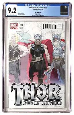 Buy Thor: God Of Thunder #1 Ribic Variant Cover CGC NM 9.2 White Pages 4220850014 • 35.98£
