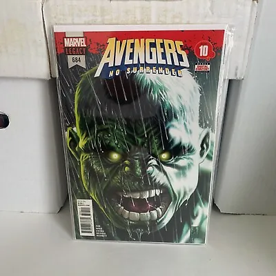 Buy AVENGERS #684 NO SURRENDER PART 10 First Immortal Hulk MARVEL COMICS ~ NM • 55.18£