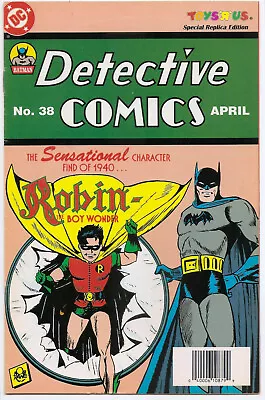 Buy Batman Detective Comics #38  DC Comic Book Toys R Us Reprint NM Sealed In Bag • 11.83£