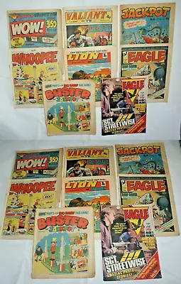 Buy IPC Comic - Buster Whoopee Wow Eagle Jackpot Valiant Lion Comics   - AA024 • 6.99£