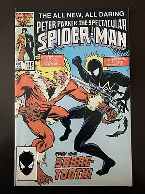 Buy The Spectacular Spider-Man #116 Marvel Comics 1986 Peter Parker / 1st Foreigner • 15.89£