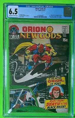 Buy 1971 DC Comics Orion Of The NEW GODS # 3  CGC 6.5 1st  Black Racer Jack Kirby • 31.94£
