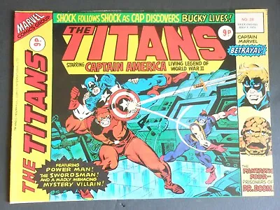 Buy Vintage THE TITANS Comic No.28 01 May 1976 Marvel Comics Group 36 Pages • 4.45£