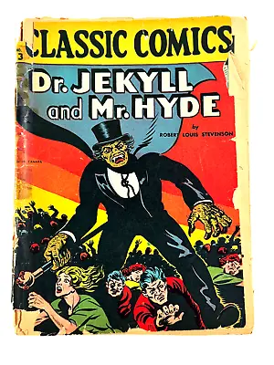 Buy 1943 Classic Comics #13 Dr. Jekyll & Mr. Hyde COmic Book NICE SEE PICS Horror • 118.25£