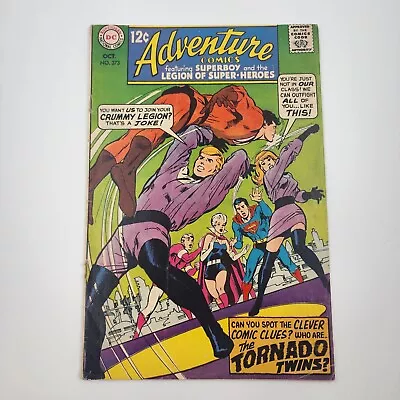 Buy DC Adventure Comics #373 Key 1st Tornado Twins Neal Adams 1968 • 3.99£