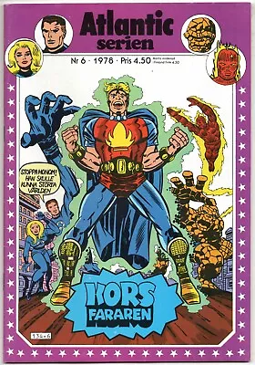 Buy Swedish Fantastic Four Comic Atlanticserien #6 1978 163 164 165 Kirby Perez • 9.88£