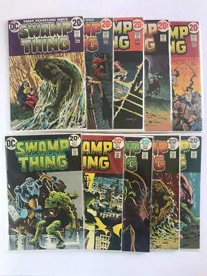 Buy Swamp Thing #1-10 (1977 1st Series) DC - VF+ (8.5) VERY RARE • 1,150£