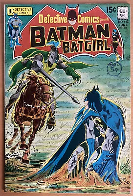 Buy Detective Comics #412 June 1971 Fine+ Batman And Batgirl Neal Adams Artwork • 49.99£