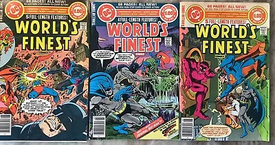 Buy World’s Finest 254-256 DC 1979 Comic Books • 12.64£