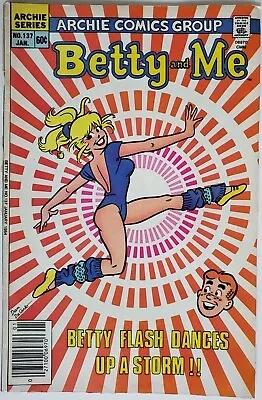 Buy Archie Comics, Betty & Me #137, Dan DeCarlo 1984 Flash Dance Cover, VF • 19.77£