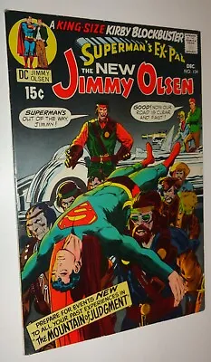 Buy Jimmy Olsen #134 First App Darkseid Kirby Classic 9.0 Maybe 9.2 1970 Ow Pages • 524.43£