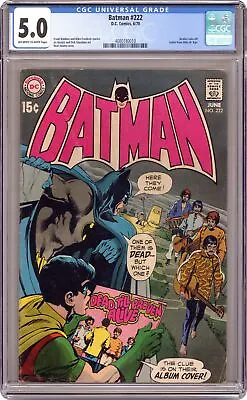 Buy Batman #222 CGC 5.0 1970 4080180010 • 181.68£