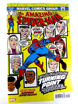 Buy Marvel AMAZING SPIDER-MAN #121 DEATH Of GWEN STACY Facsimile NM Ships FREE! • 10.76£