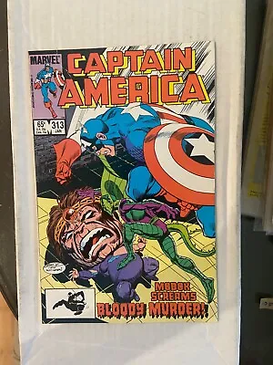 Buy Captain America #313 Comic Book  Death Of M.O.D.O.K. • 4.79£