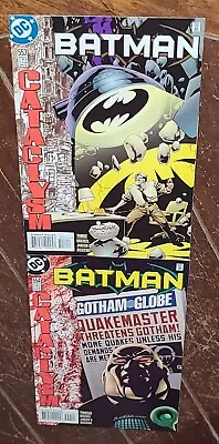 Buy Batman: Cataclysm #553 & #554, (1998, DC): Mark Buckingham Cover Art! • 9.59£