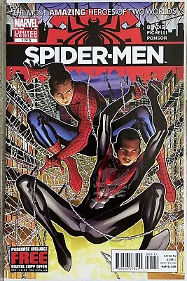 Buy Spider-Men 1 A 1st Peter Parker Miles Morales Meeting Spider-Verse Movie • 19.92£