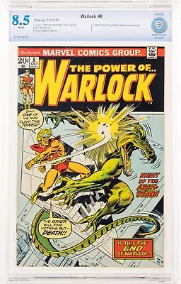 Buy Warlock #5 CBCS 8.5 (Marvel, 1973) Bronze Age John Buscema 1st Series! Cgc • 117.04£