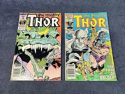 Buy 9 The Mighty Thor 368 380 384 389 395 400 438-440 Marvel Comic Books 1986 U-11I • 8£