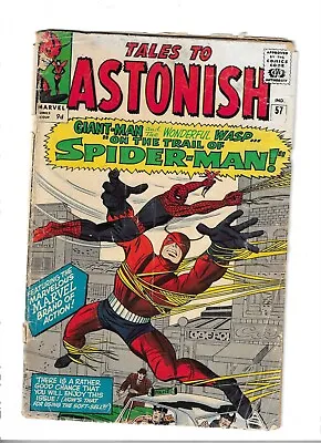 Buy Tales To Astonish # 57 Fair/Good [Spider-Man X-Over] • 79.95£