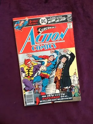 Buy Superman's Action Comics #463 DC,  Vg+++  Ungraded Condition,w Sheet & Board • 6.39£