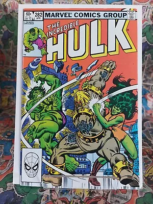 Buy Incredible Hulk #282 NM- Marvel High Grade 1st Hulk/She-Hulk Team Up • 53.95£