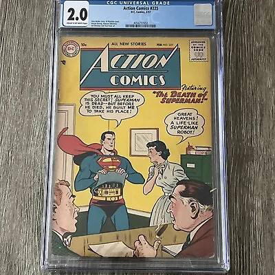 Buy Action Comics #225 Cgc 2.0 • 118.94£