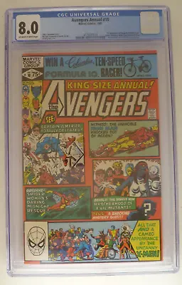 Buy Avengers Annual #10 Cgc 8.0 (1981) • 89£