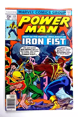 Buy Marvel POWERMAN (1977) #48 KEY IRON FIRST TEAM-UP VF(8.0) Ships FREE! • 27.87£