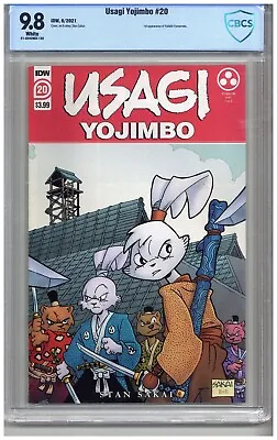 Buy Usagi Yojimbo  # 20  CBCS  9.8   NMMT   Wht Pgs  6/21  1st App. Of Yukichi Yamam • 103.26£