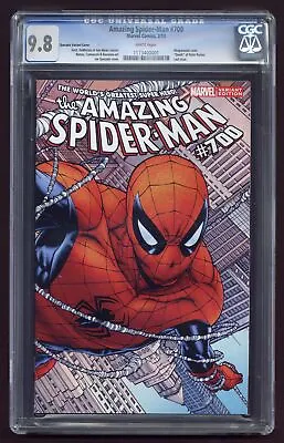 Buy Amazing Spider-Man #700E Quesada Wraparound 1:100 Variant CGC 9.8 2013 • 248.35£