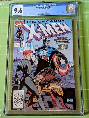 Buy Uncanny X-Men #268 CGC 9.6/NM+ WhPgs 1990 Classic Cap, Wolvie, BW Jim Lee Cover • 78.06£