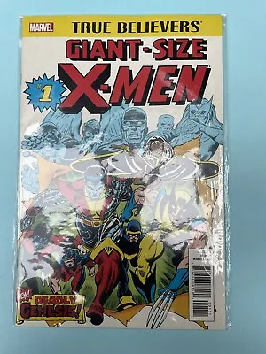 Buy Marvel True Believers Giant-Size X-Men #1 Deadly Genesis Comic Book • 3.50£