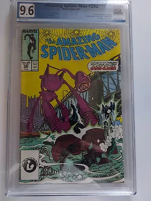 Buy The AMAZING SPIDER-MAN #292 PGX 9.6 MARY JANE ACCEPTS PROPOSAL/Annual 21 • 75.95£