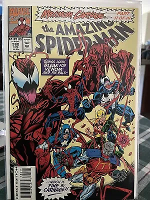 Buy Amazing Spider-man #380 Nm Marvel Comics - Maximum Carnage • 7.19£