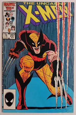 Buy The Uncanny X-Men #207 ~ Marvel 1986 ~ DIRECT ~ WHITE PAGES ~ Iconic Cover • 7.92£