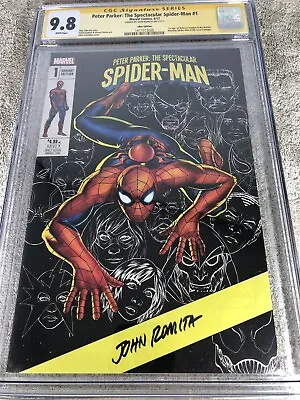 Buy Peter Parker Spectacular Spider Man 1 CGC SS 9.8 Romita Amazing 100 Homage • 788.48£