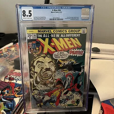 Buy X-men #94 New Team Begins Cgc 8.5 1975 Marvel Key Book Claremont • 830.14£