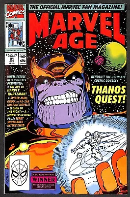Buy Marvel Age #91 VFN Preview Of Thanos Quest (pre-dates Thanos Quest #1) • 11.95£